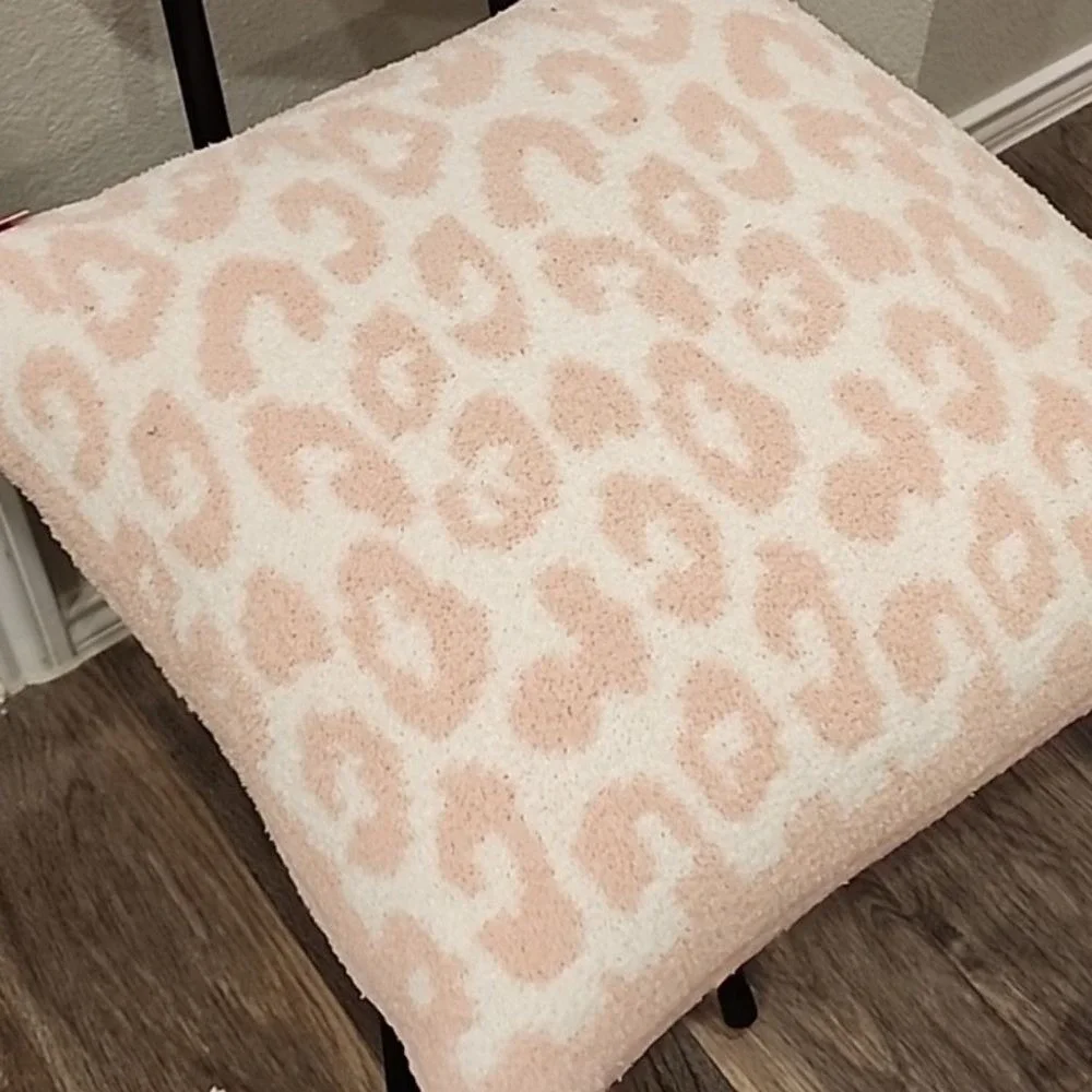 Juicy‎ Couture Leopord Print Plush Accent Pillow
